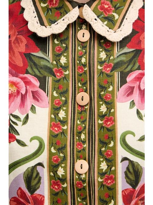 Farm Rio camicia linofloral paula FARM Rio | 34416926106 FLORAL PAULA BLACK